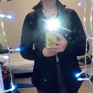 Black zip up jacket